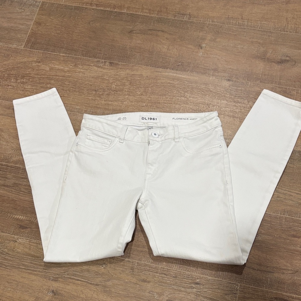 DL1961 Premium Denim
Florence Instasculpt Women's White Jeans